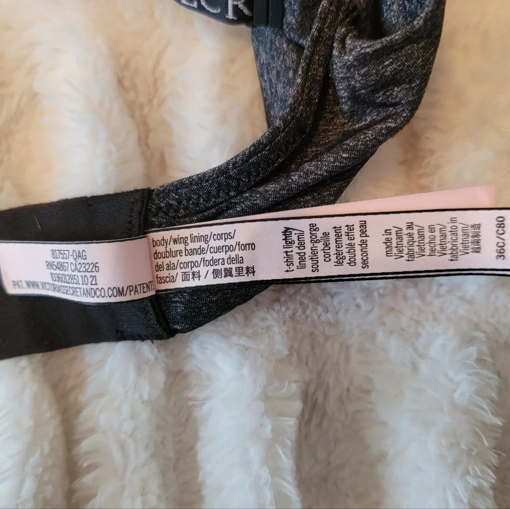 Victoria's Secret Heather Grey Love Cloud Bra 36C - Picture 4 of 5